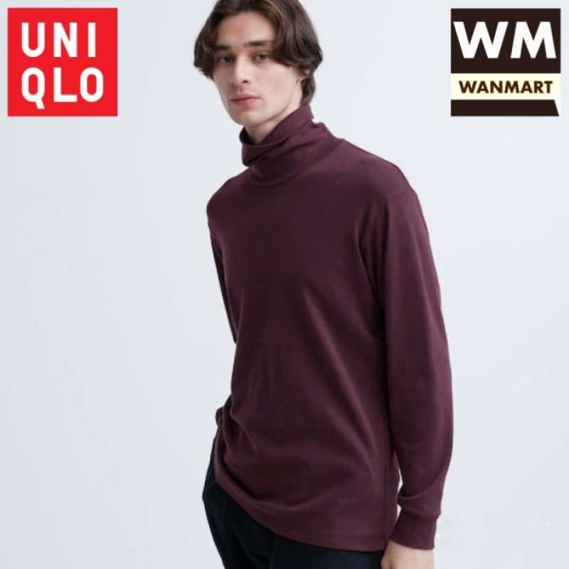 Jual Uniqlo T shirt Kaos Pria Soft Touch Turtle Neck Lengan Panjang Wine Di Seller Grand Pasaraya Cengkareng Timur Kota Jakarta Barat Blibli