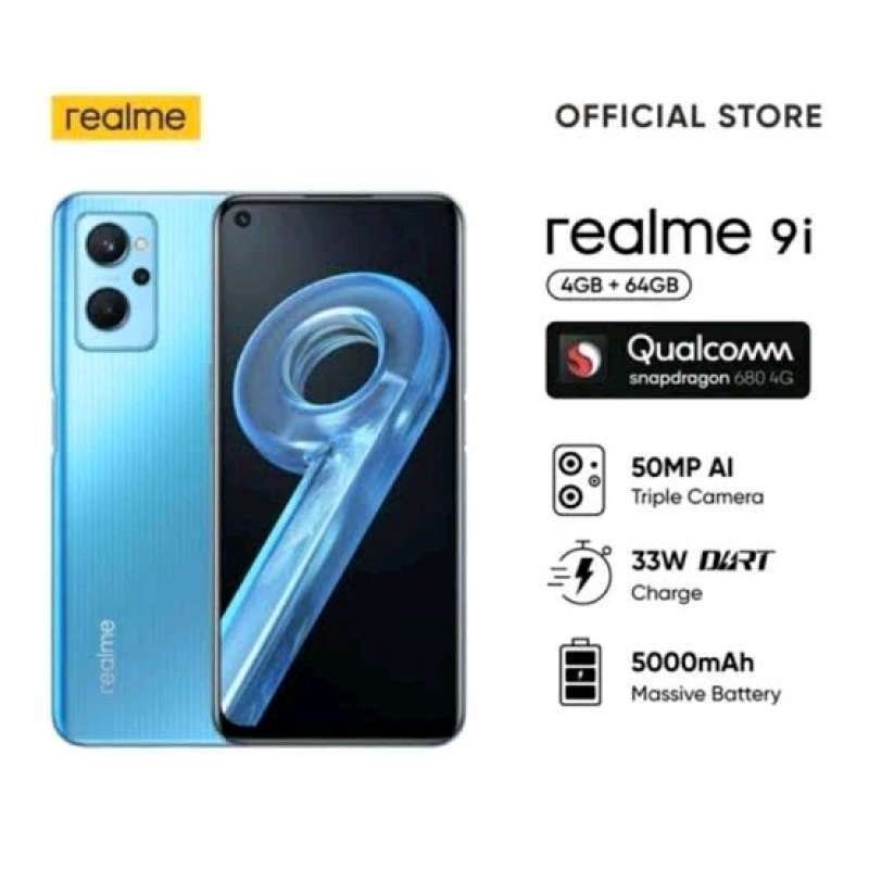 Jual realme 9i 4+64GB 6+128GB| Qualcomm Snapdragon 680 Processor | 33W ...