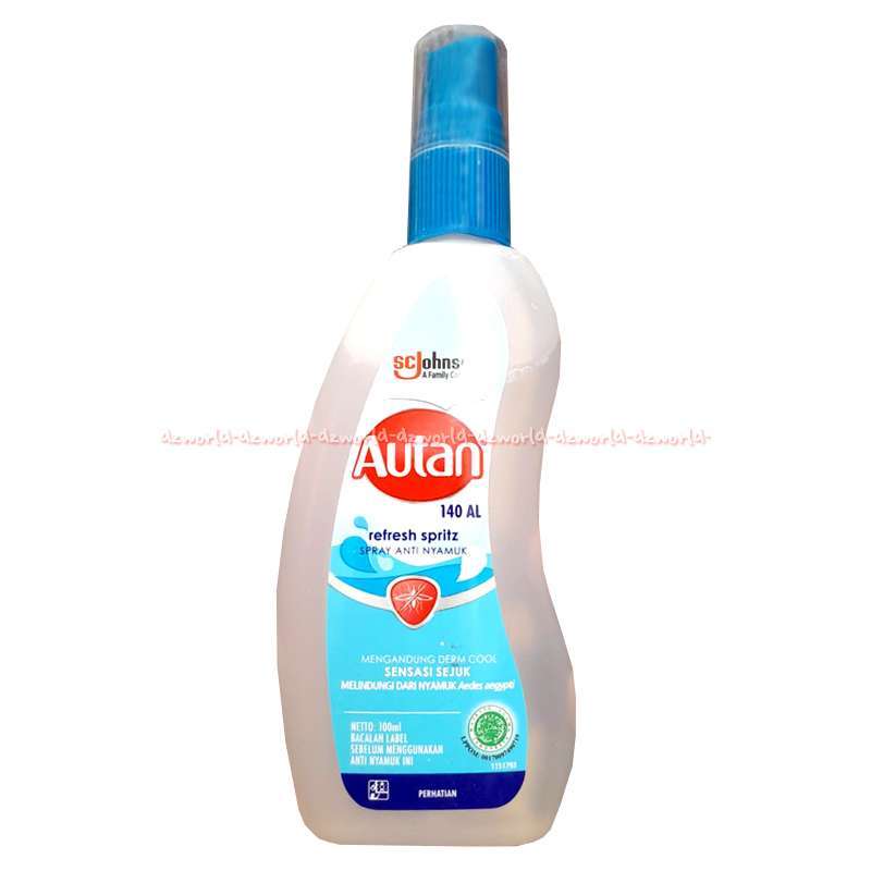Jual Autan 100ml Refresh Spritz Spray Cair Anti Nyamuk Autan Spray Obat ...