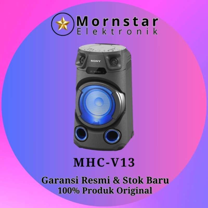 Promo SONY MHC-V13 SPEAKER BLUETOOTH KARAOKE MHC V13 Diskon 23% di ...
