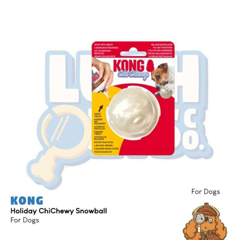 Promo KONG Holiday ChiChewy Snowball Dog Toy Diskon 23 di Seller Haura