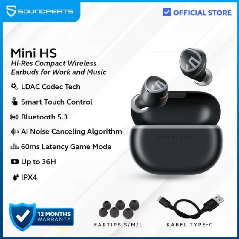 Promo Soundpeats Mini Hs True Wireless Earbuds For Work And Music Tws Ldac Diskon 23 Di Seller Azurestore Kebon Kacang Kota Jakarta Pusat Blibli