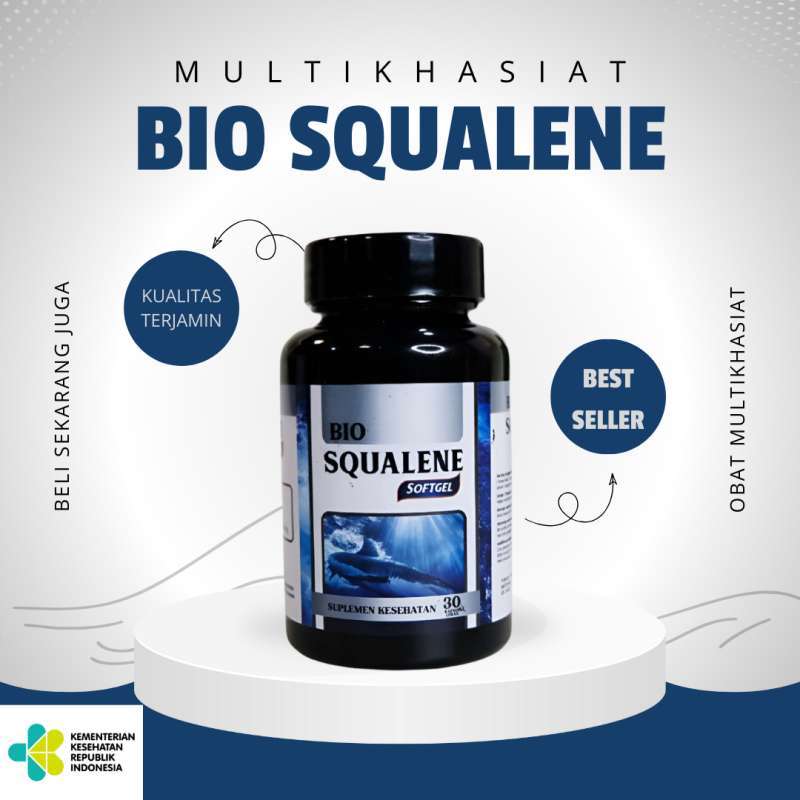 Jual Bio Squalene Softgel Minyak Hati Ikan Hiu Omega 3 6 9 Fish Oil