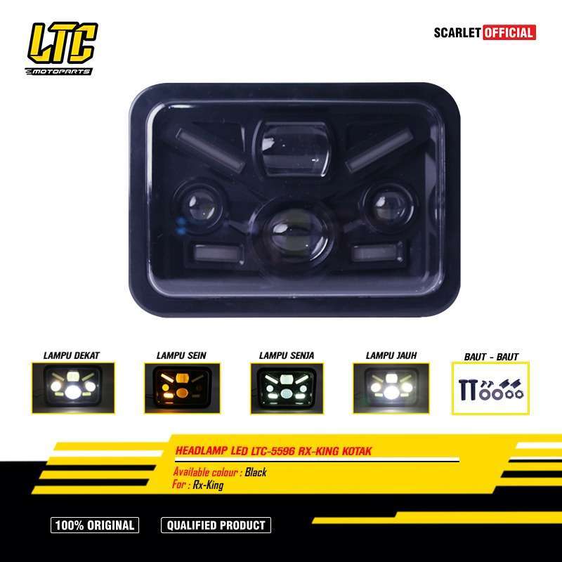 Jual LAMPU DEPAN HEADLAMP LED RX KING PETAK KOTAK LTC di Seller Ragam