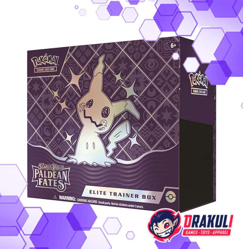 Jual TCG Pokemon SV4.5 Paldean Fates Elite Trainer Box / ETB di Seller Drakuli Games Official