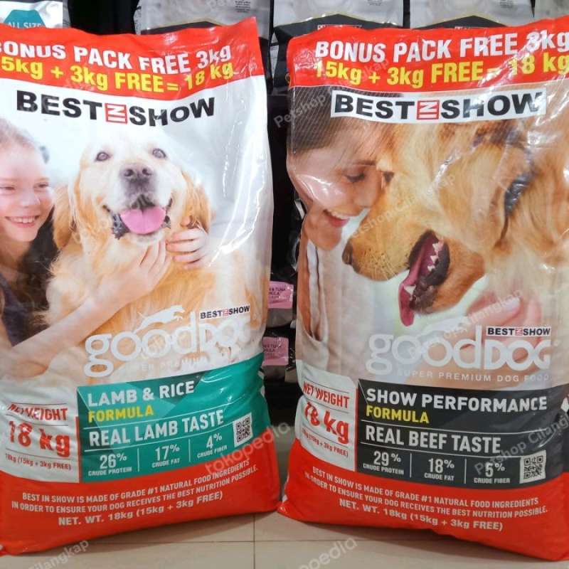 Promo 100 Produk Ori Gojek Good Dog Lamb 18Kg Best In Show Dog Food