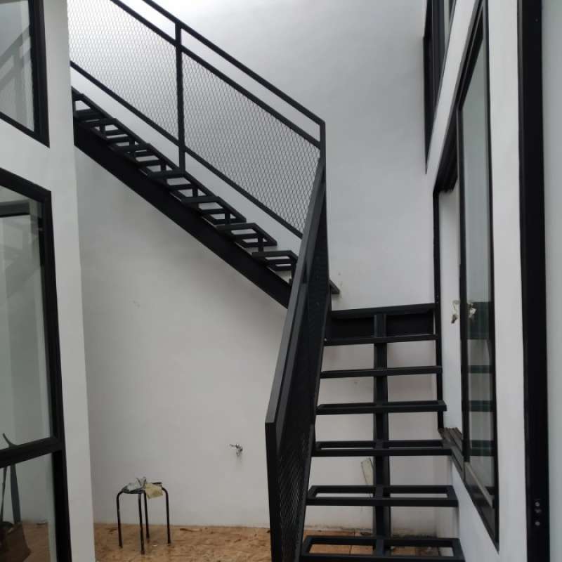 Promo Tangga Lurus Rebah Besi Minimalis Diskon 23% Di Seller Sumber