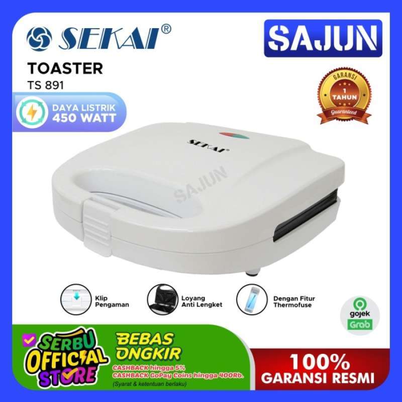 Toaster Roti Hotel Promo Sekai Toaster Roti Ts891 Pemanggang Roti Ts 891 Sandwich Toaster ...