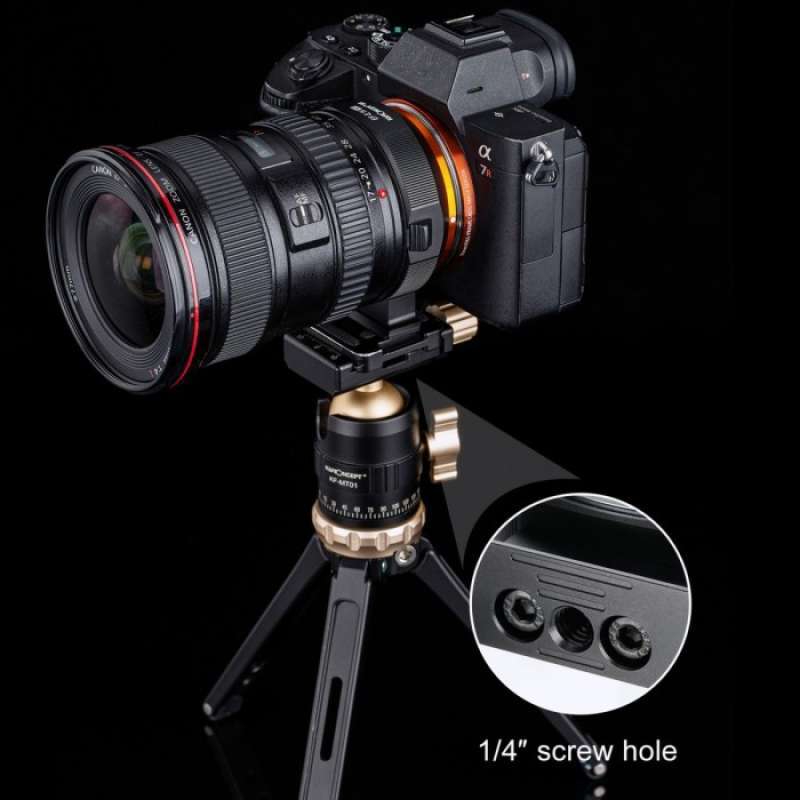 K&amp;F Concept M12102 Canon EOS EF Lenses To Sony E Lens Mount Adapter With Tripod Mount - K&amp;F Concept