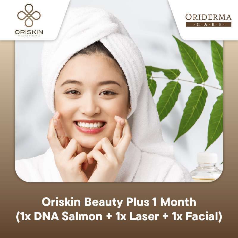Jual Oriskin Beauty Plus 1 Month ( 1X Dna Salmon+1X Laser+1X Facial) di