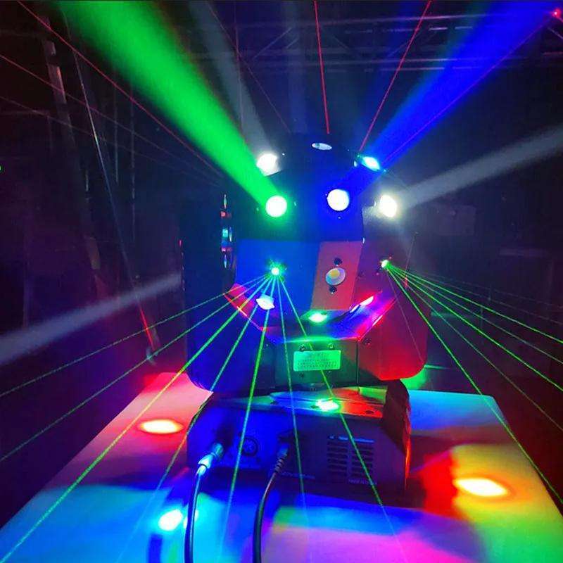 Jual Gvt Lampu Proyektor Disco Ball Moving Head 16 Led Dmx512 Rgb 120w ...