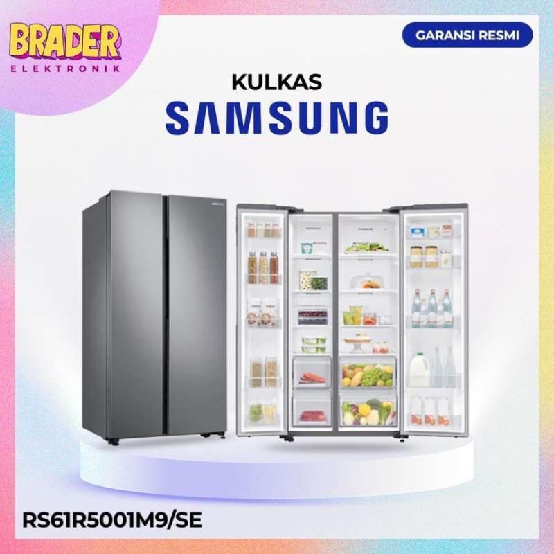 Jual Kulkas Samsung Rs61r5001m9/se Side By Side Inverter All Around ...