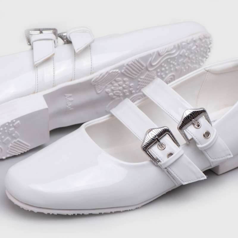 Promo Spv - Baleva Flat Shoes White Diskon 27% Di Seller Supervice ID ...