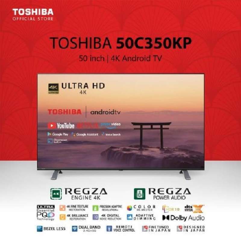 Jual Toshiba Android Tv Led 4k Smart 55 Inch 55c350kp Di Seller Central ...