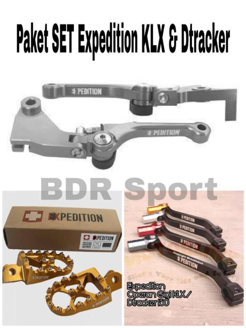 Promo Paket Handle Footstep Gearshifter Expedition Set Klx 150