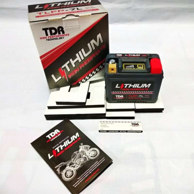 Promo Aki Lithium Tdr Tlfp 7l 12 Volt Nmax Pcx Vario Diskon 33% Di