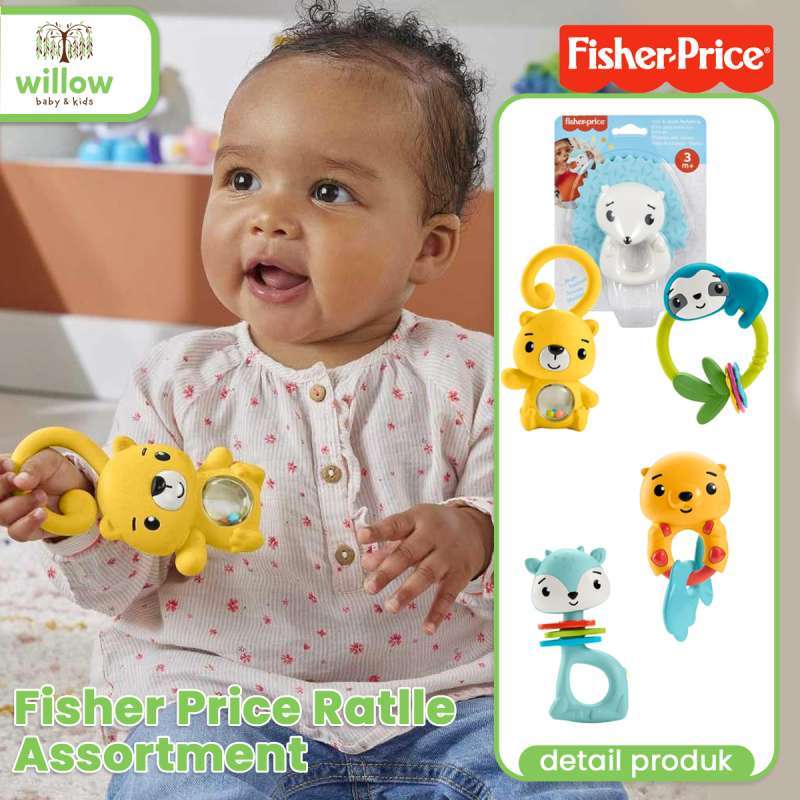 Mainan Rattle Anak Fisher Price Ratlle Assortment