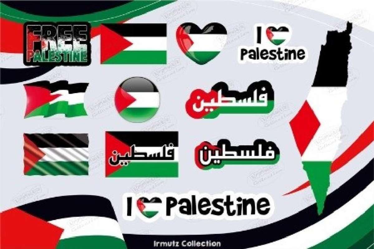 Adesivo Ovale Bandiera Palestina – Resistente 12x8 Cm – Per Auto, Valigia O Superfici Lisce