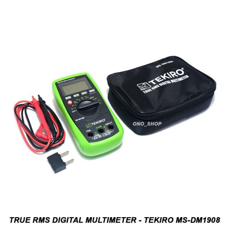 Promo True Rms Digital Multimeter Tekiro Ms dm1908 Diskon 23 Di promo-true-rms-digital-multimeter-tekiro-ms-dm1908-diskon-23-di