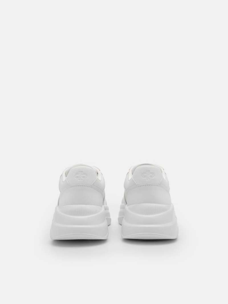 Zara Plain White Chunky Trainers Chunky Sneakers Puma Slip On