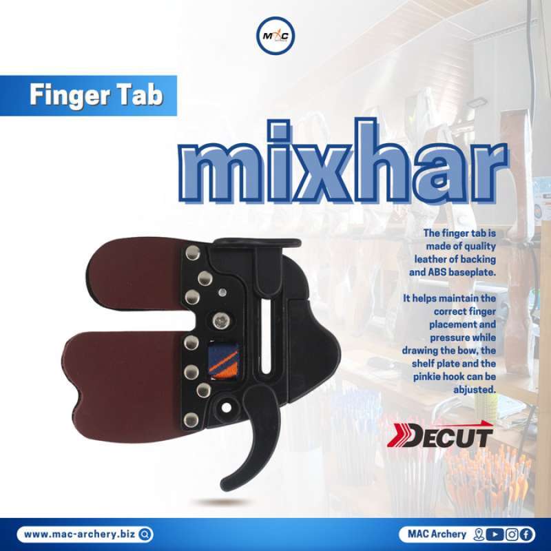 Finger Tab Cuir Martin Vintage – Gauche Taille Medium – Archerie NOS – à Lire