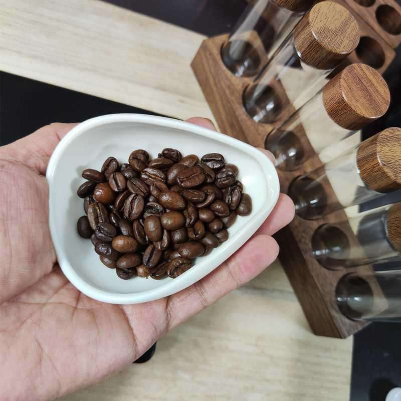 Jual Coffee Dosing Tray Mangkok Takar Biji Kopi Keramik Ox40 Lusinan