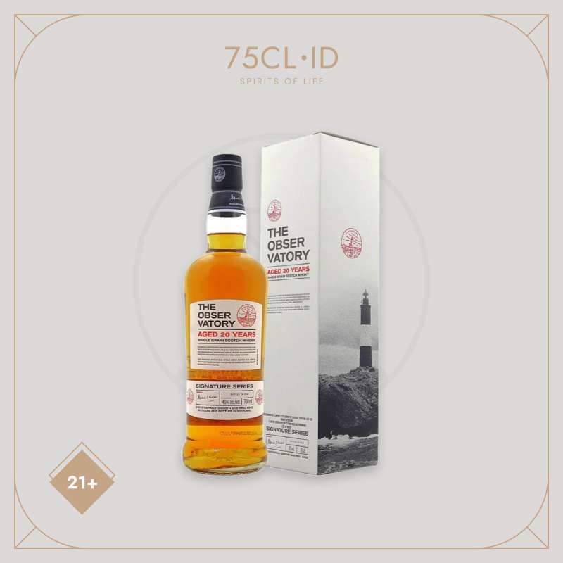 Jual The Observatory Aged 20 Years Single Grain Scotch Whisky 700ml Di ...