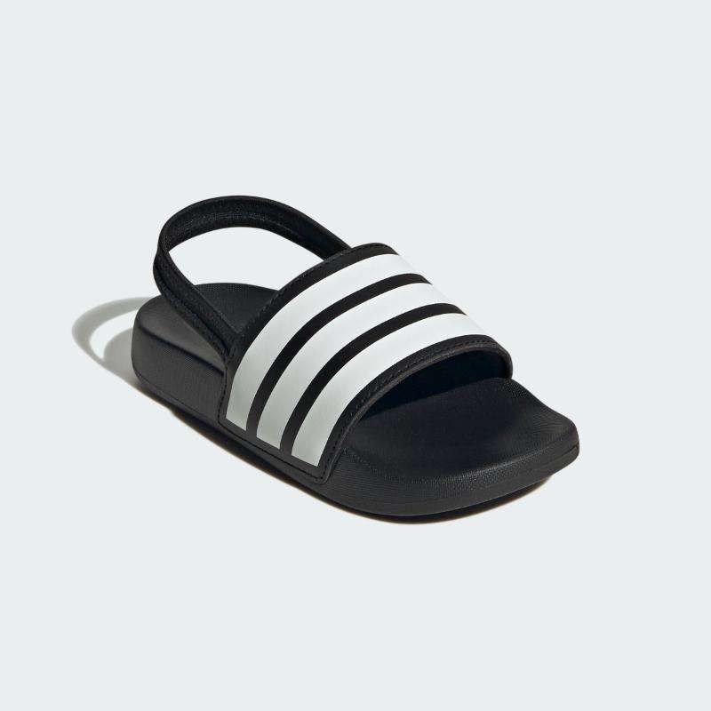 adidas Kids Adilette Estrap Slides Core Black (JR5328)