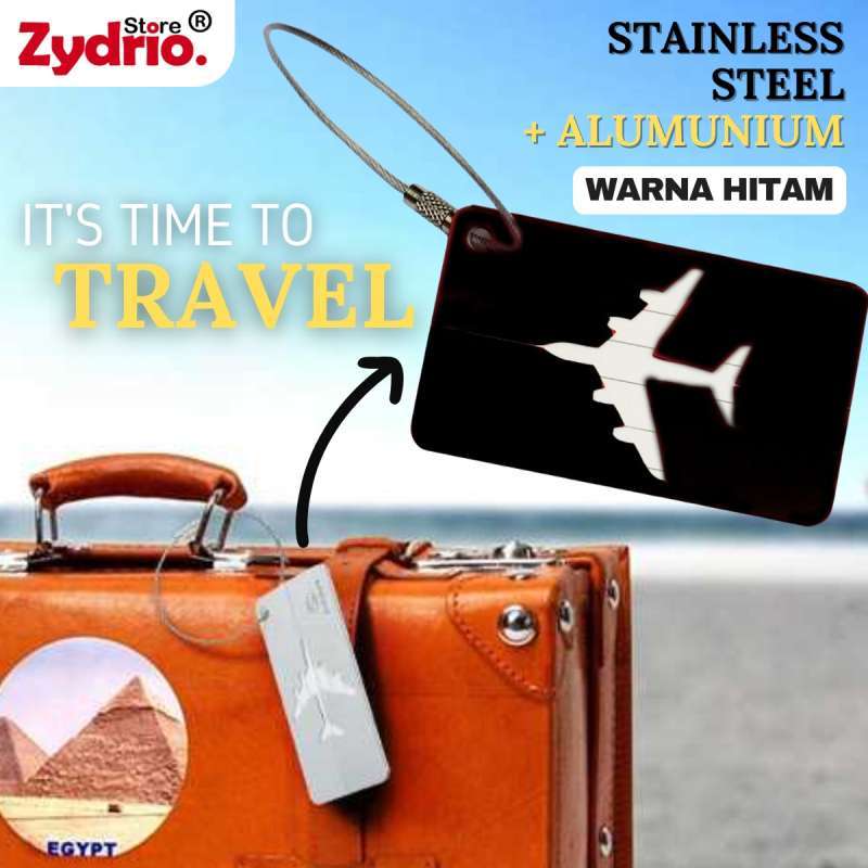 Jual Stainless Steel Name Tag Koper / Luggage Tag / Penanda Koper Umroh ...