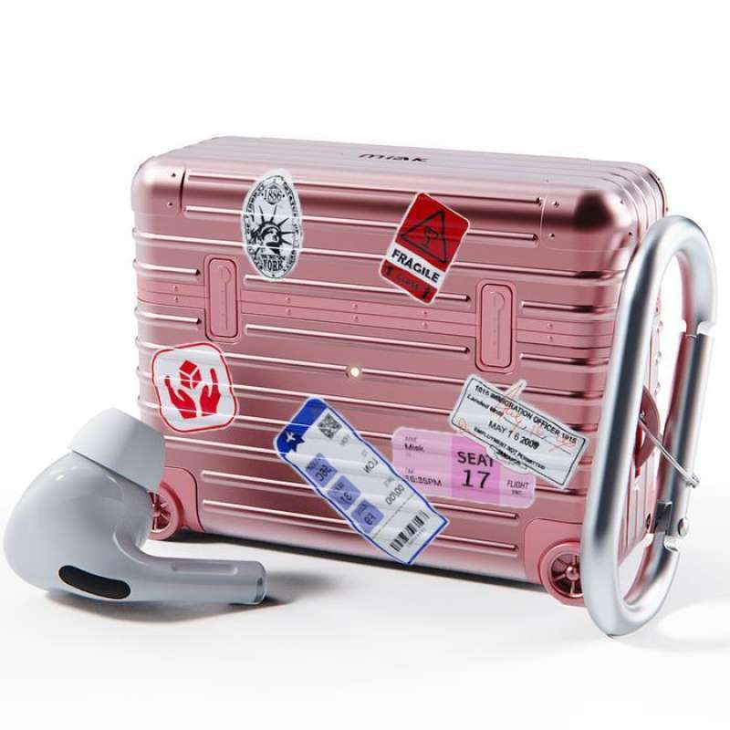 Miak Signature Suitcase Design Case Compatible For AirPods Pro 2nd Gen  Casing Airpods Pro