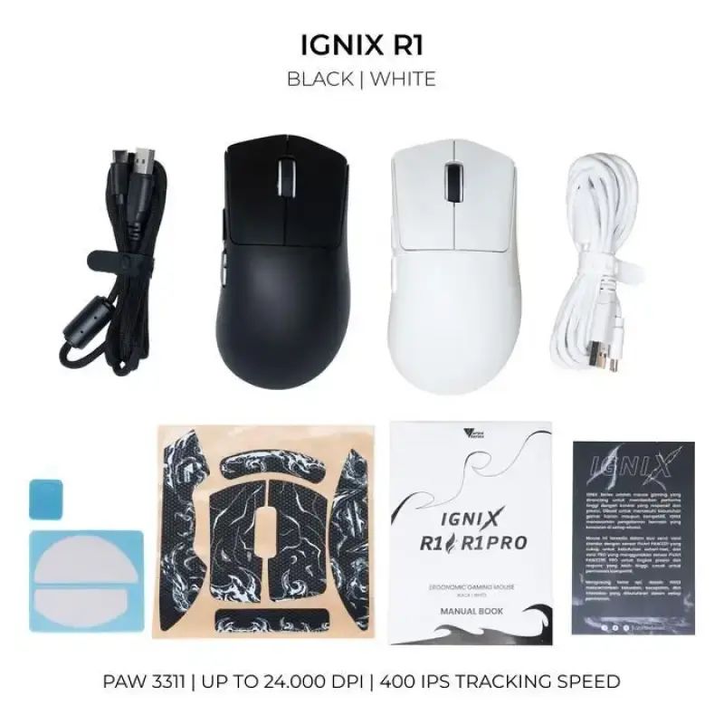 Vortex Builder R1 Promo Vortexseries Ignix R1 / R1 Pro Wireless Ergonomic Gaming Mouse 3 ...
