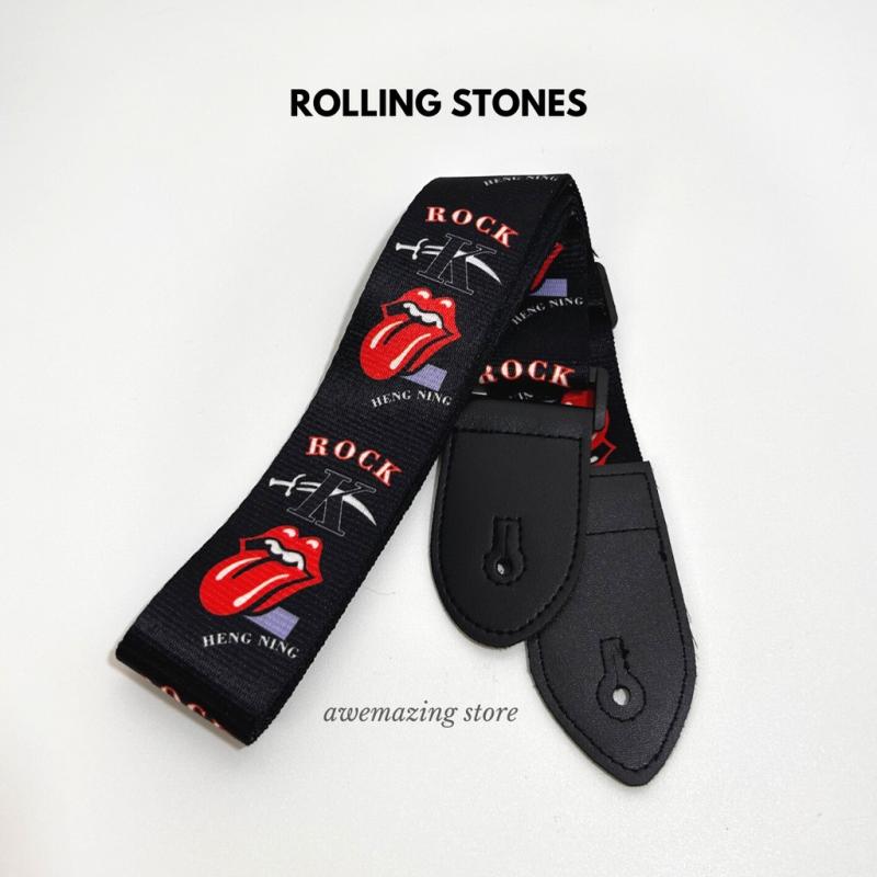 Jual Strap Gitar Akustik Listrik Bass Klasik Tali Gitar Premium Guitar Strap Rolling Stones Di Seller Awemazing Pejuang Kota Bekasi Blibli