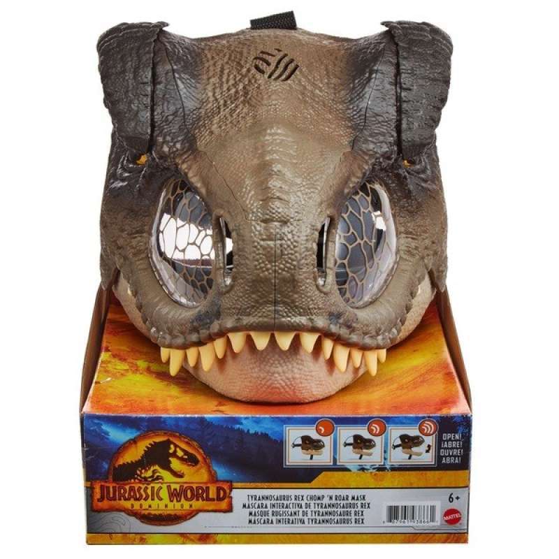 Jurassic World Dominion Tyrannosaurus Rex Maske – Chomp 'N Roar Mask Für Kinder