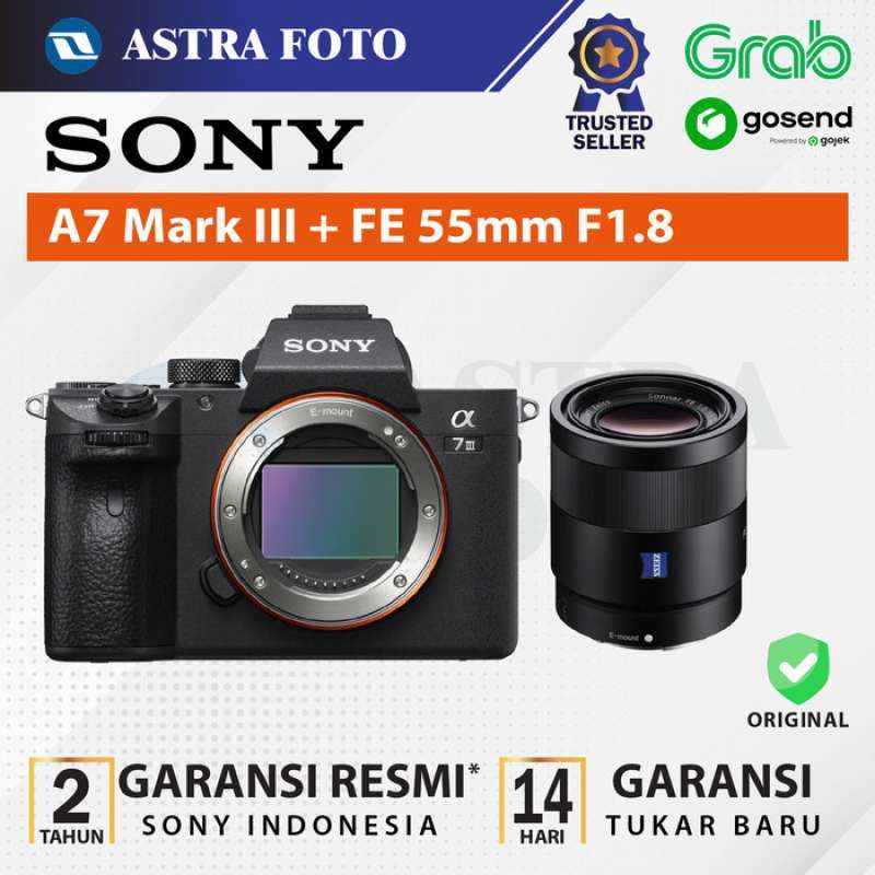 Jual Sony Alpha A7Iii / A7 Mark Iii Kit Lens Fe 55Mm F1.8 Sony A7 Iii