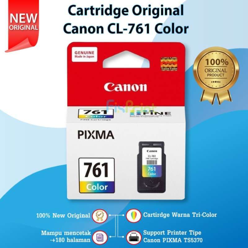 Jual Cartridge Tinta Cl761 Cl 761 Color Printer Canon Pixma Ts5370 ...