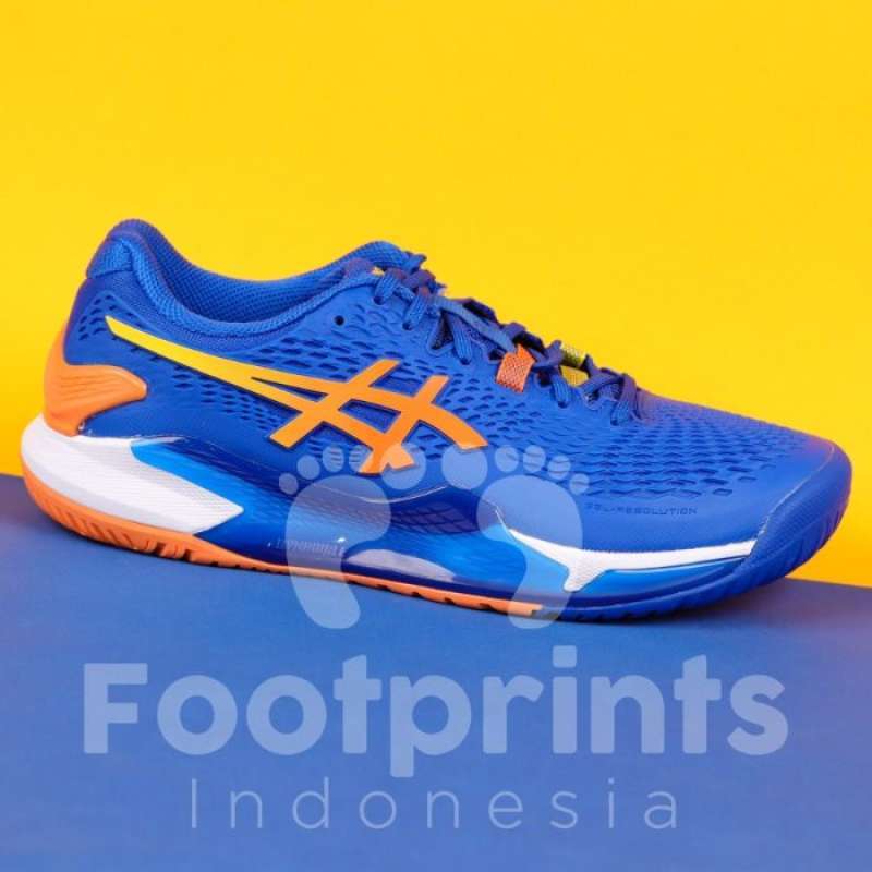 Jual Footprints Indonesia Sepatu Tenis Asics Gel Resolution 9 Tuna Blue