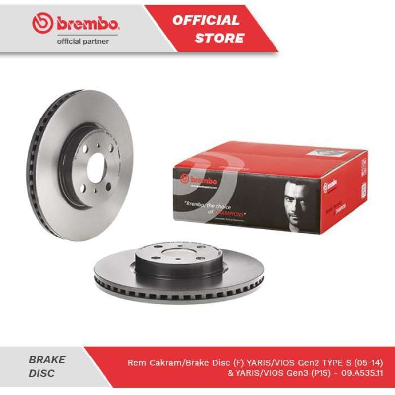 Jual Rem Cakram/Brake Disc (F) YARIS/VIOS Gen2 TYPE S/Gen3 P15 09
