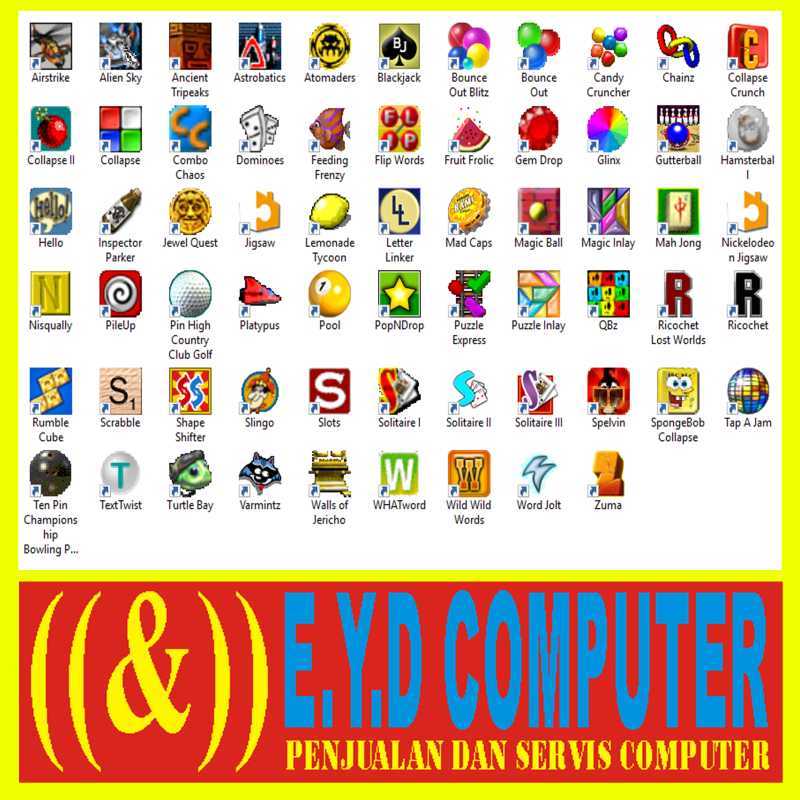 Tujuh Computer Jual Game House Popcap Sekali Install Langsung Banyak Game House Of ...