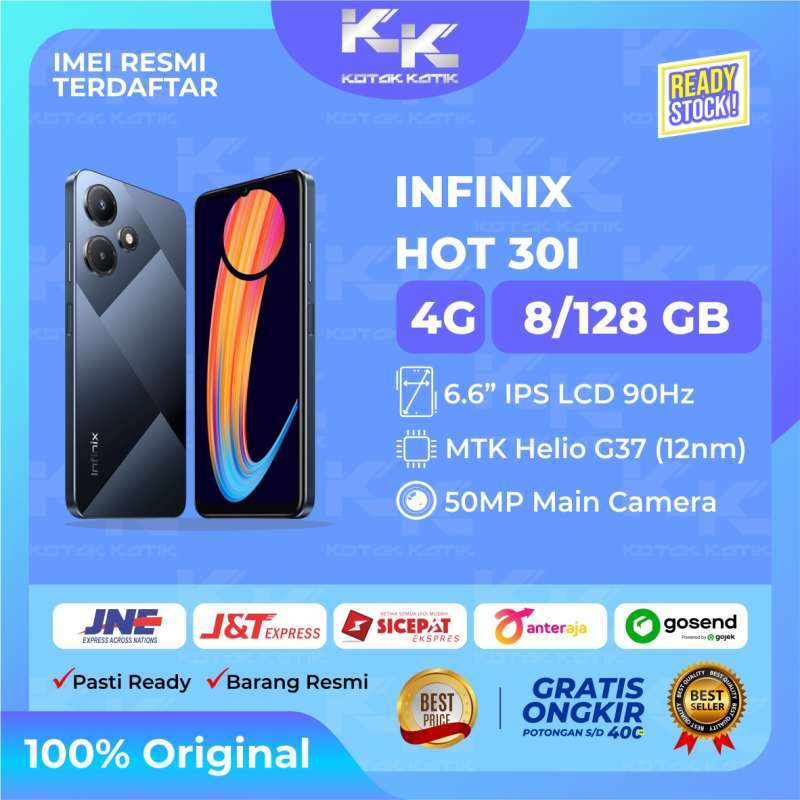Jual Infinix Hot 30i 8/128 GB Ram 8Gb Internal 128Gb Ready - Garansi ...