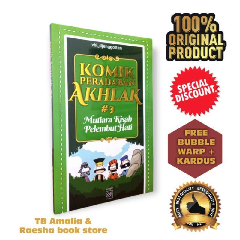 Promo Buku Komik Peradaban Akhlak 3 - Mutiara Kisah Pelembut Hati - Vbi ...
