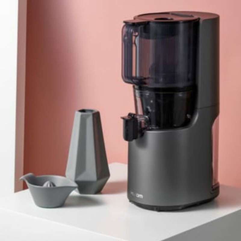 Promo Hurom Slow Juicer H200 Mega Hopper Abu Abu Titanium Grey Diskon