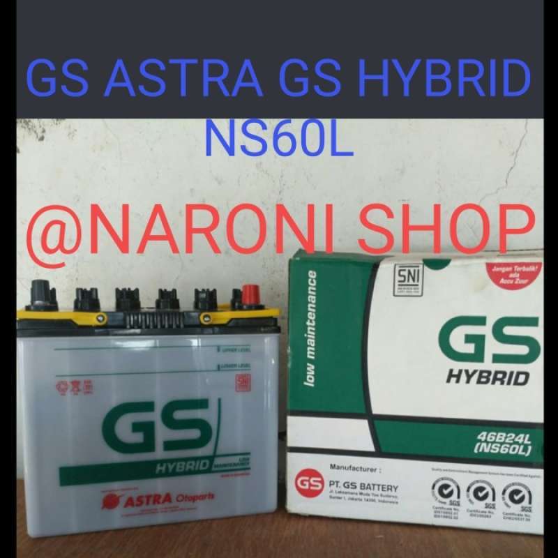 Jual Aki Mobil Nissan Evalia Grand Livina Gs Astra Hybrid Ns60l Aki