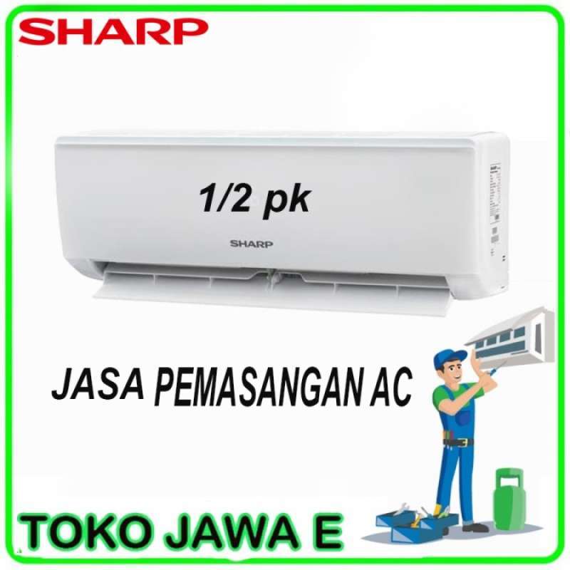 Promo Sharp Ah05Ucy Ac 1/2 Pk Freon R32 Ramah Lingkungan 350Watt Diskon 4 di Seller Thuestore