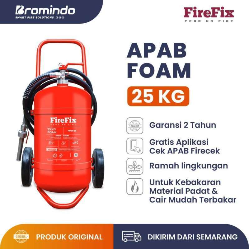 Jual Alat Pemadam Api Trolley Foam 25 Kg FireFix - Teruji Lab Damkar di ...