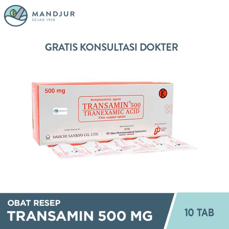 Transamin Jual Tranexamic Acid 500 Mg Injeksi Per Box Terbaik Januari 2026 ...