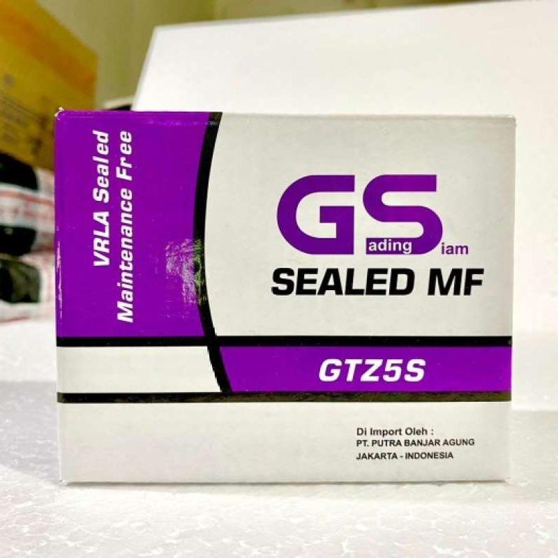 Promo Aki Motor Honda Blade+Spacy+Revo-GTZ5S GS E Aki Kering MF Diskon