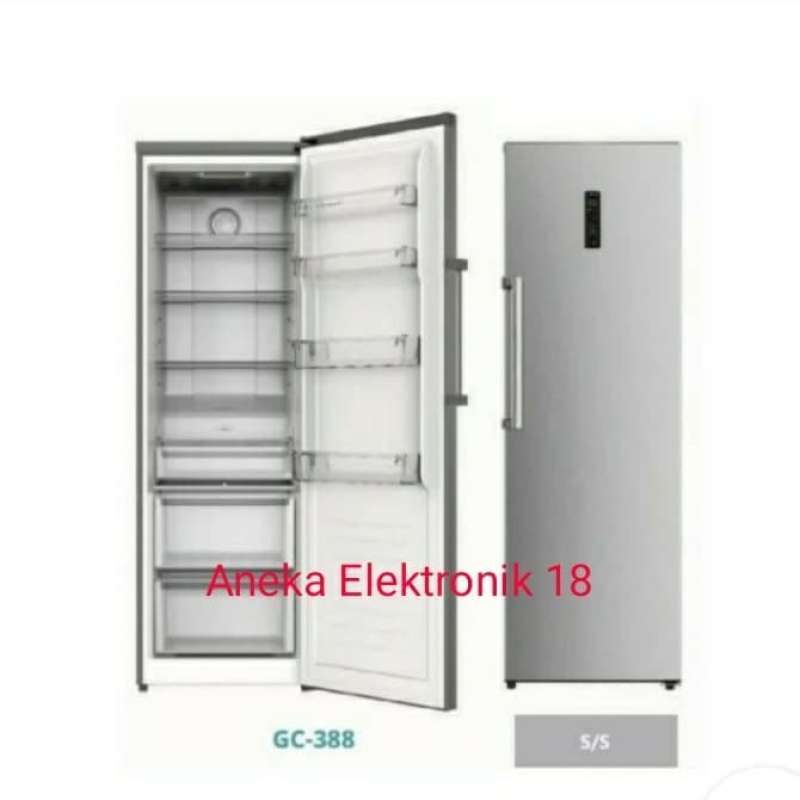 Promo Gea Upright Chiller Gc 388 Kulkas No Frost New Series Gc-470 ...