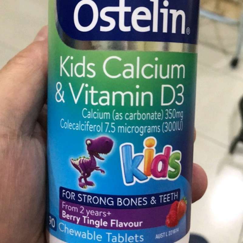 Promo Ostelin Kids Calcium & vit D3 90 tablet / kalsium dan vitamin d3 anak Diskon 33 di Seller