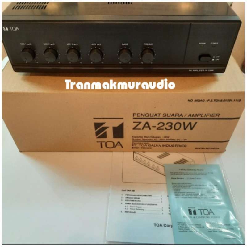 Promo Ampli toa ZA-230W Mixer Amplifier toa original Diskon 23% di