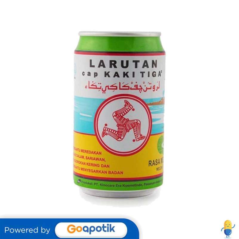 Jual Cap Kaki Tiga Larutan Penyegar Rasa Melon 320 Ml Kaleng Di Seller ...
